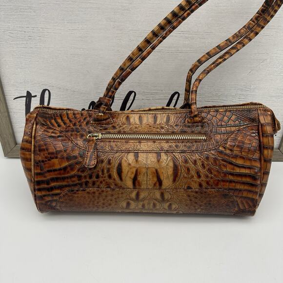 Vintage Brahmin Paris Barrel Purse & Whitney Wallet Set - Picture 5 of 14